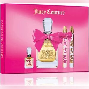 Juicy Couture Pink and Gold Perfume Gift Set